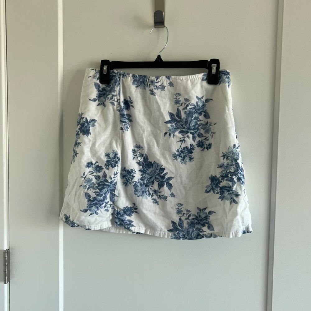Floral Canvas American Eagle Mini Skirt - Picture 6 of 7